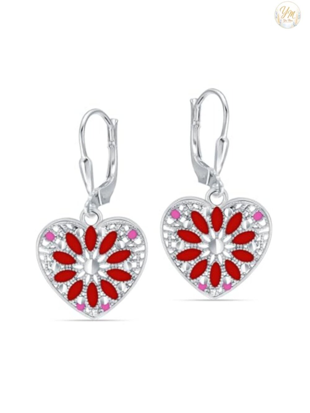 925 Sterling Silver Teardrop Dangle Earrings Leverback